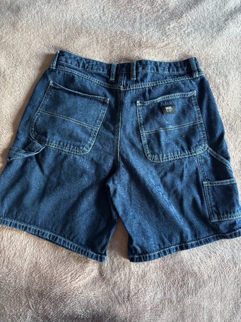 Vans Oversized Dark Wash Shorts/Jorts Size 29